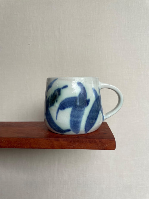 Hand-painted Stoneware Mug