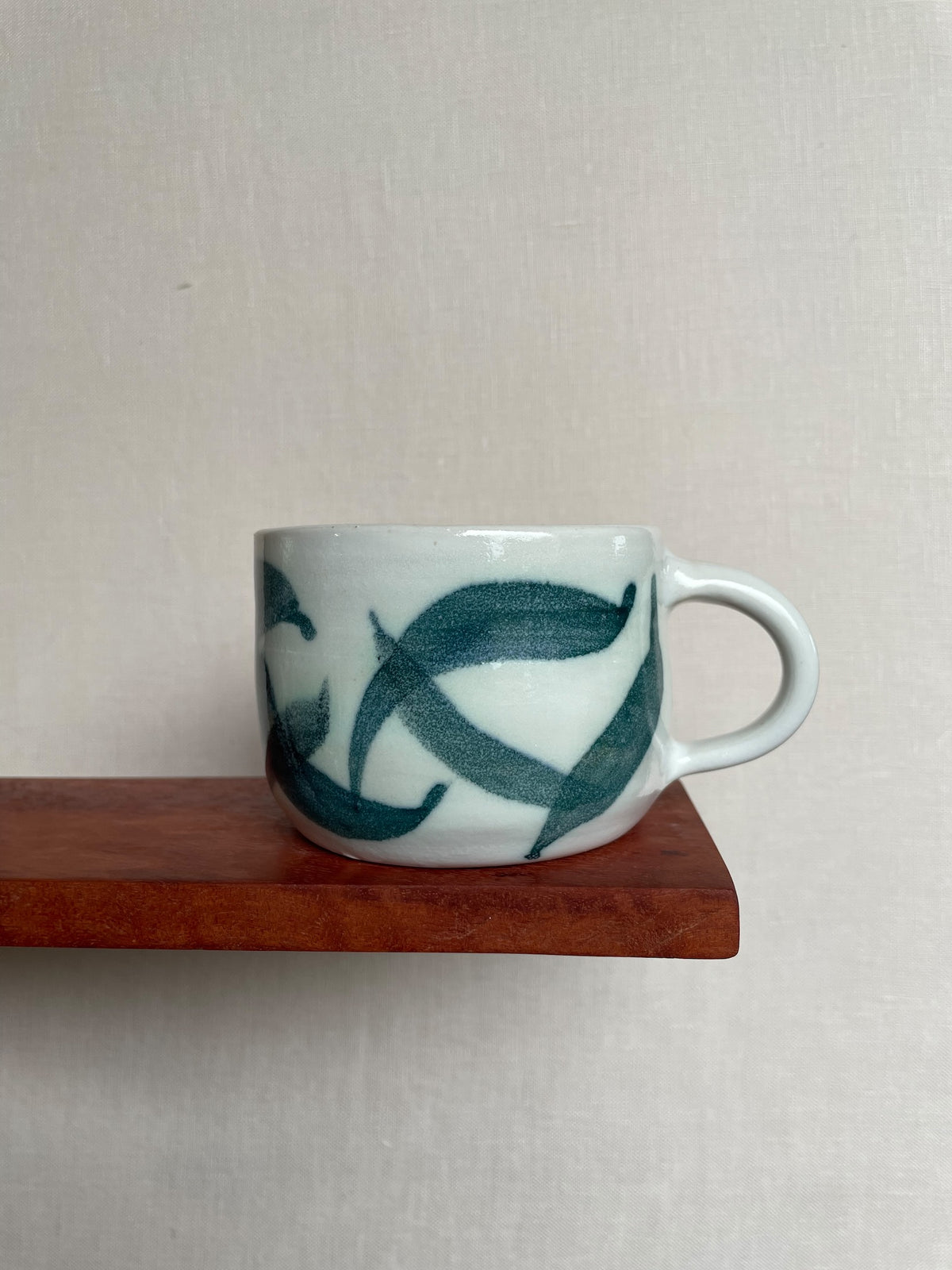 Hand-painted Stoneware Mug