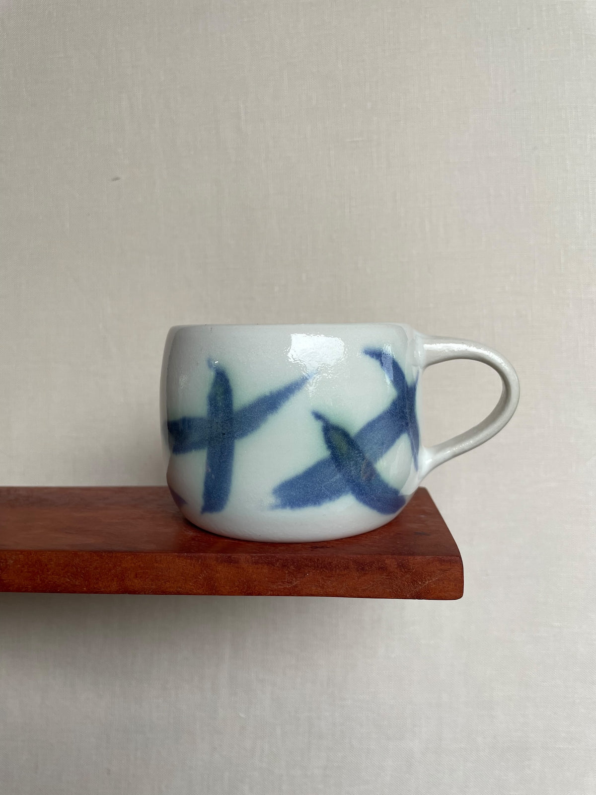 Hand-painted Stoneware Mug
